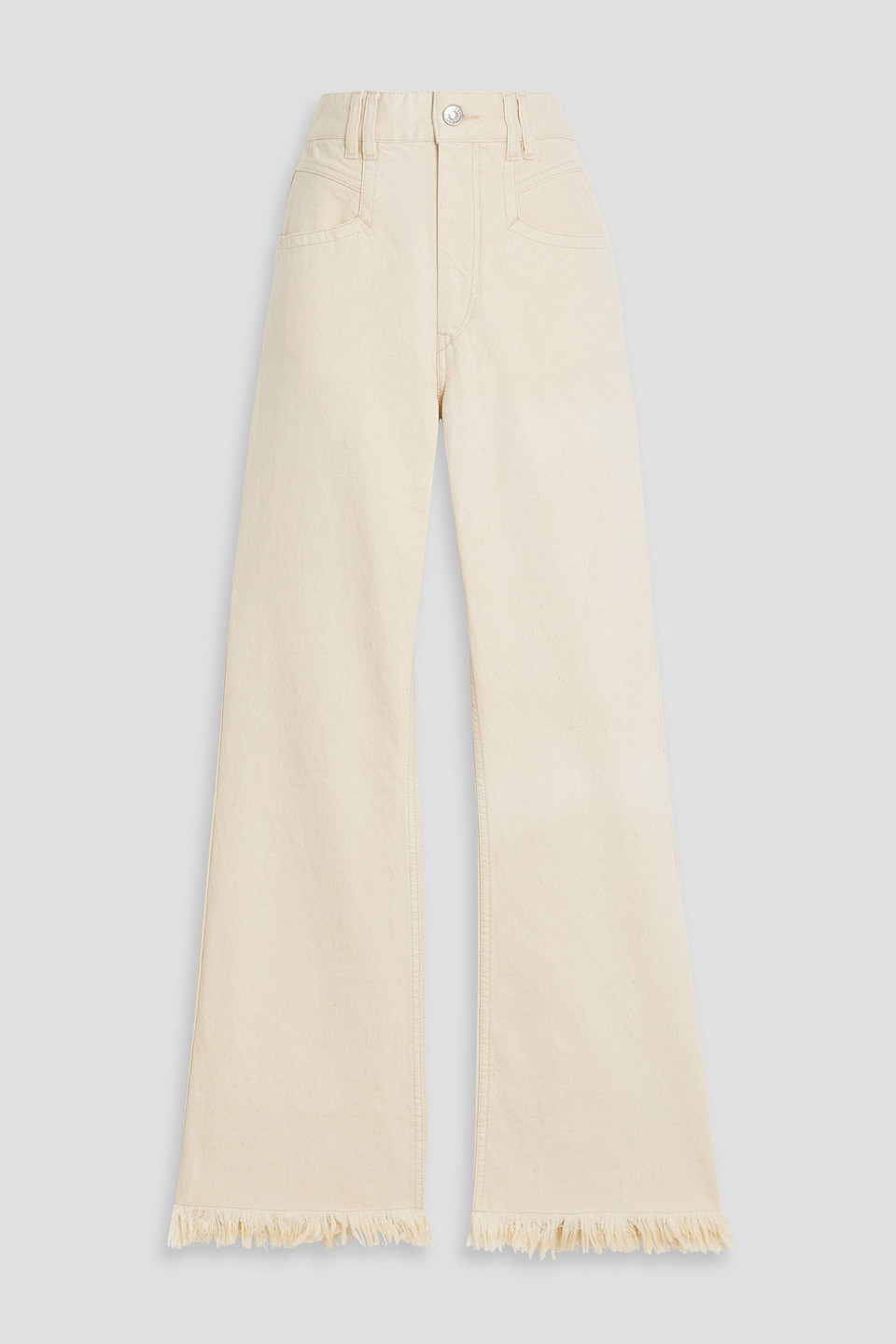 Isabel Marant Elvira Appliquéd High-rise Bootcut Jeans