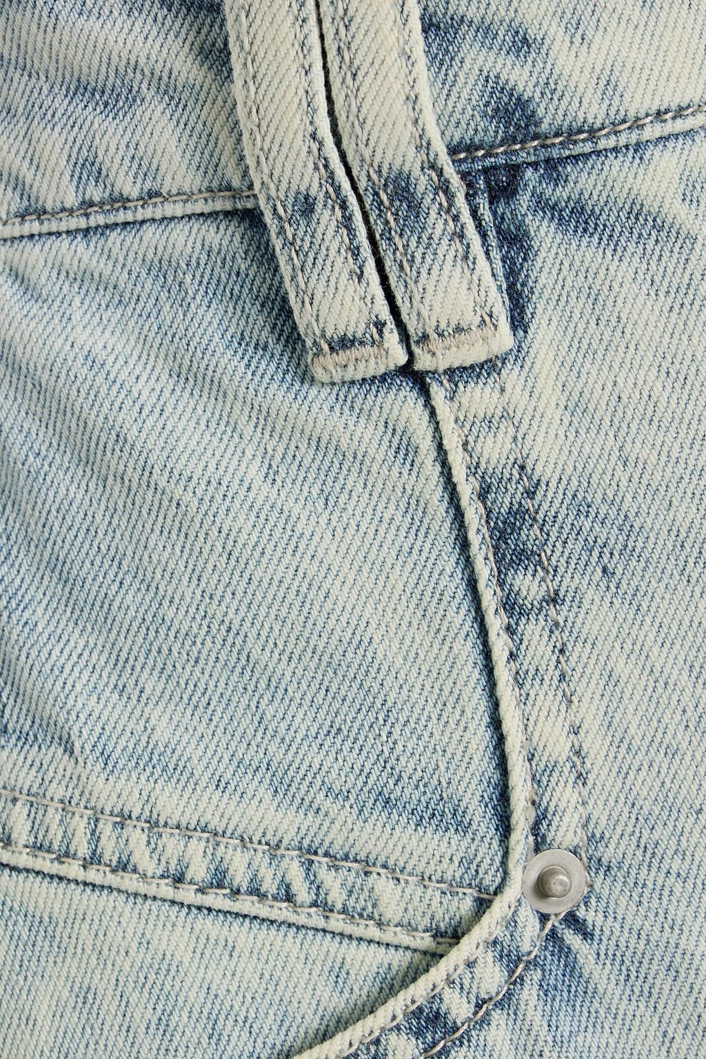 ISABEL MARANT Pomano denim midi skirt