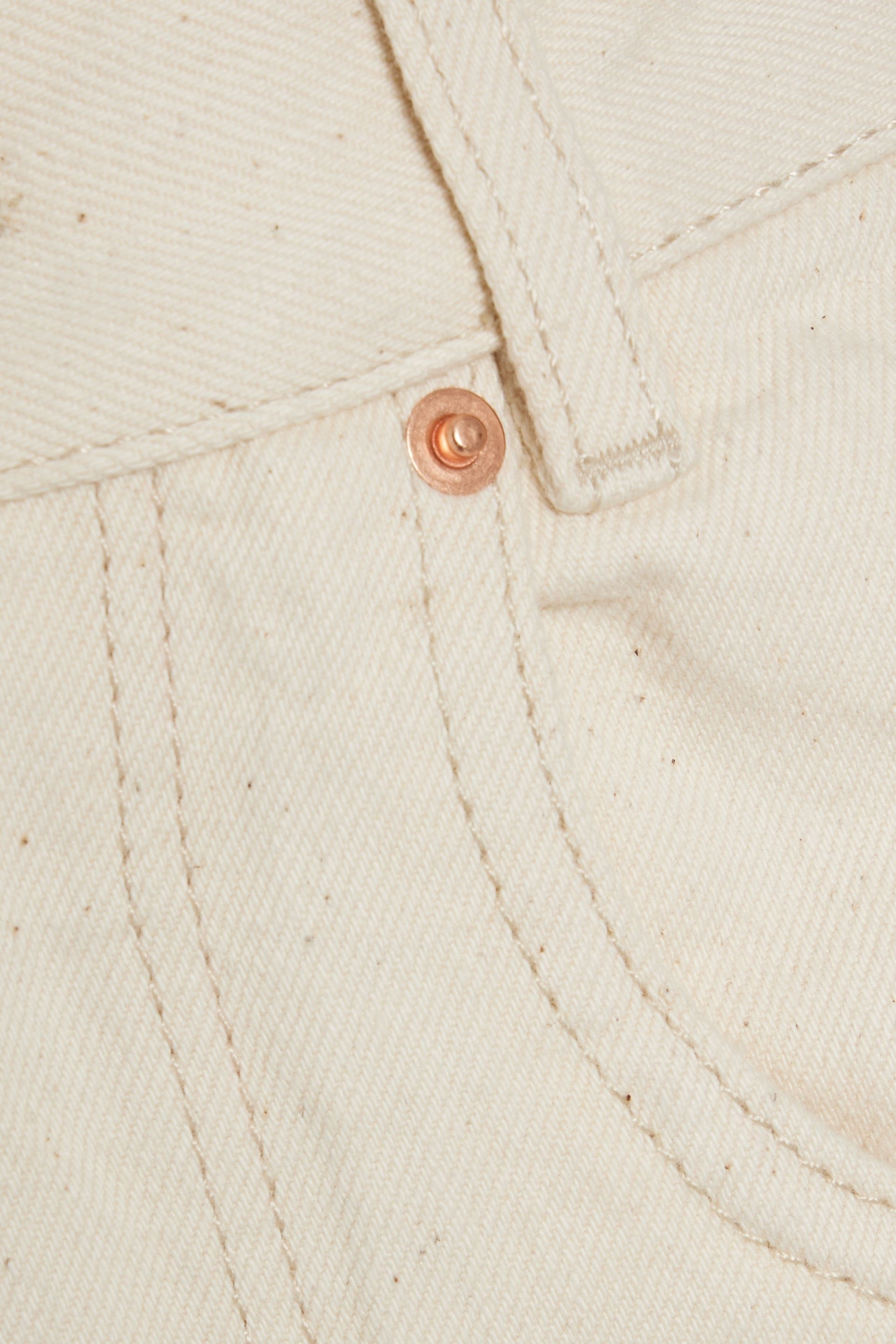 Isabel Marant Bleached high-rise straight-leg jeans