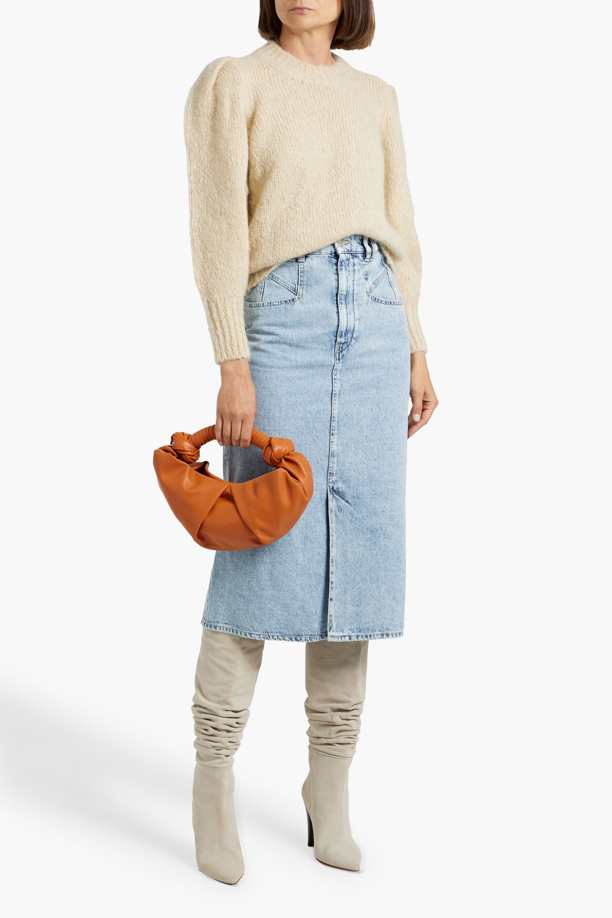 ANINE BING - Marisol cable-knit alpaca-blend sweater | Plush