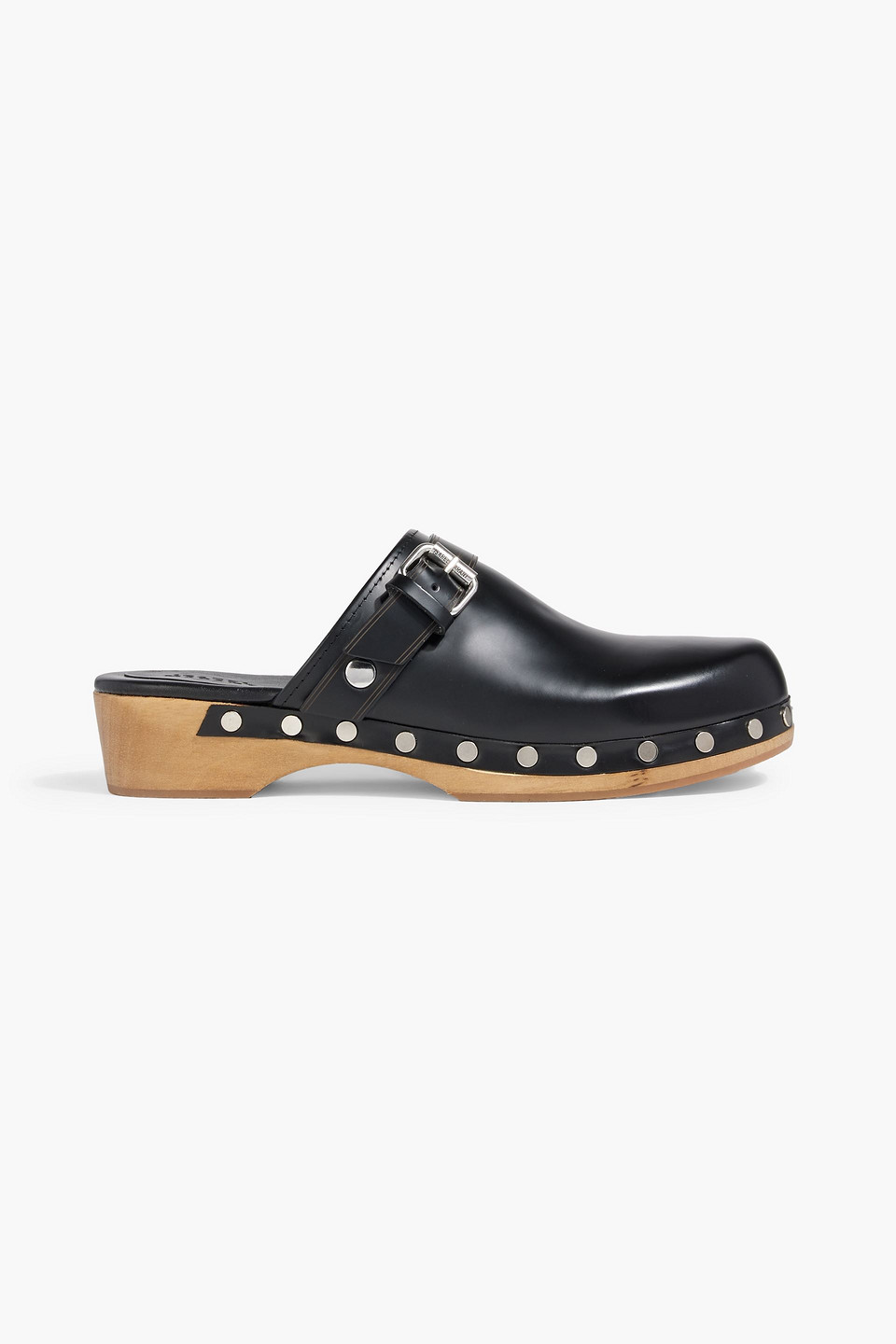 Isabel Marant Thalie Buckled Leather Clogs