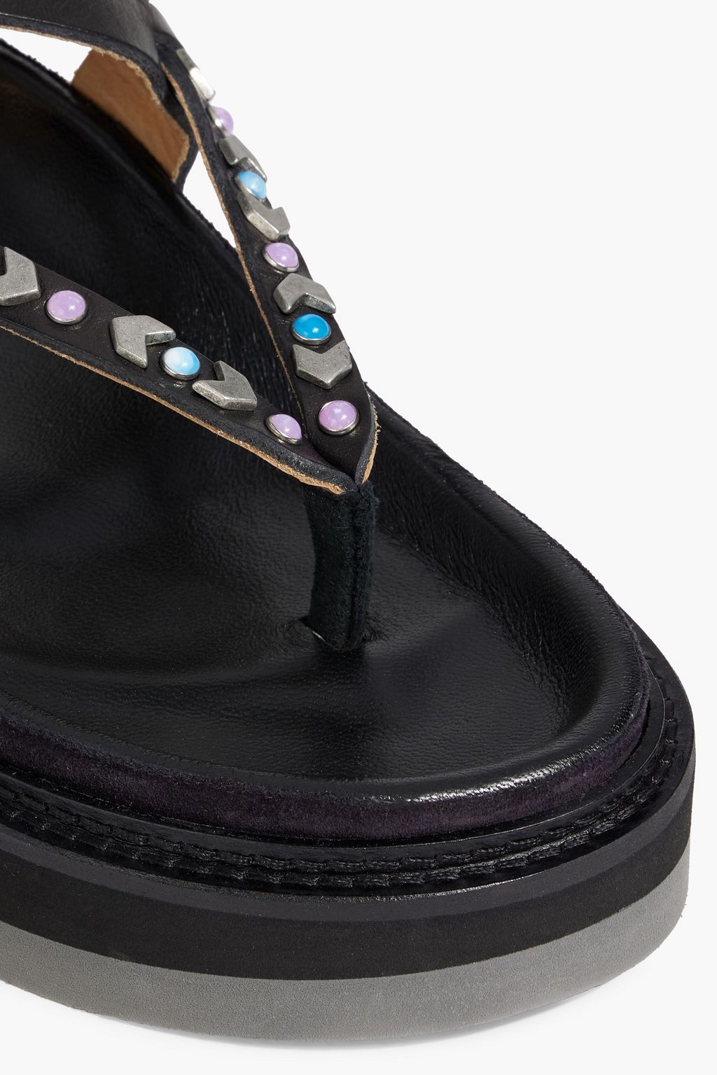 ISABEL MARANT Elham studded leather sandals