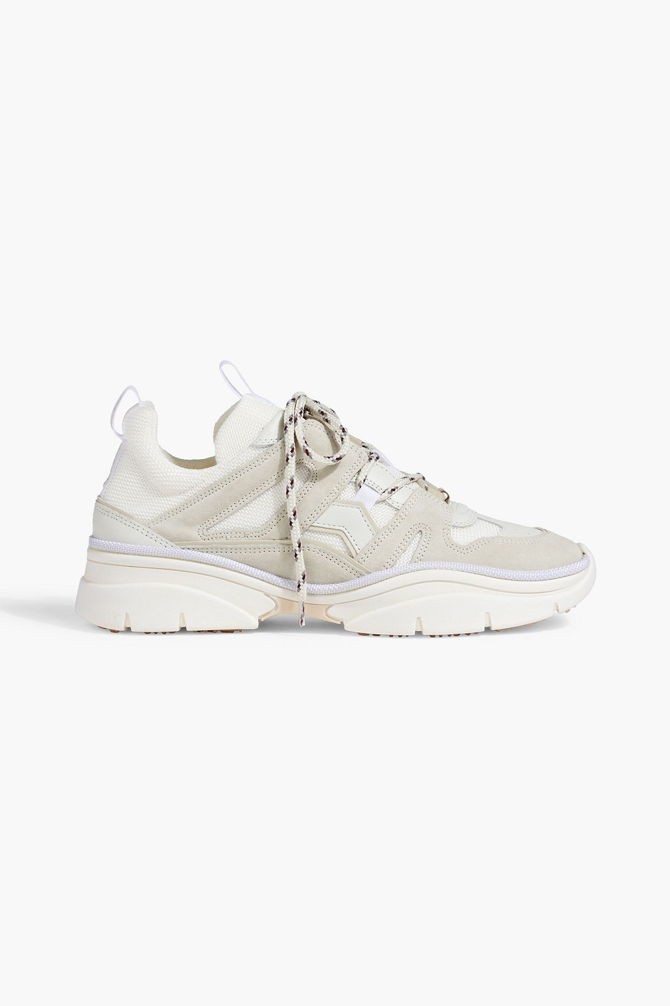 Isabel Marant Kindsay Mesh, Suede And Leather Sneakers