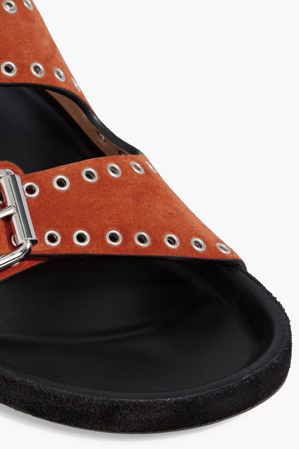 ISABEL MARANT Lennyo eyelet-embellished suede sandals