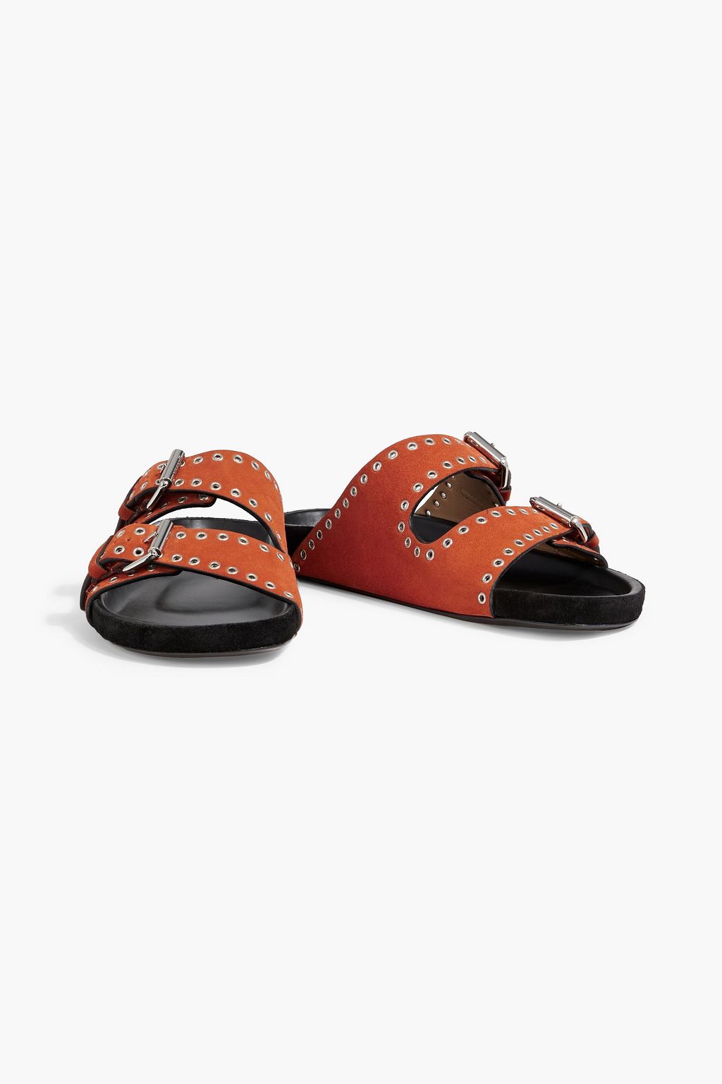 ISABEL MARANT Lennyo eyelet-embellished suede sandals
