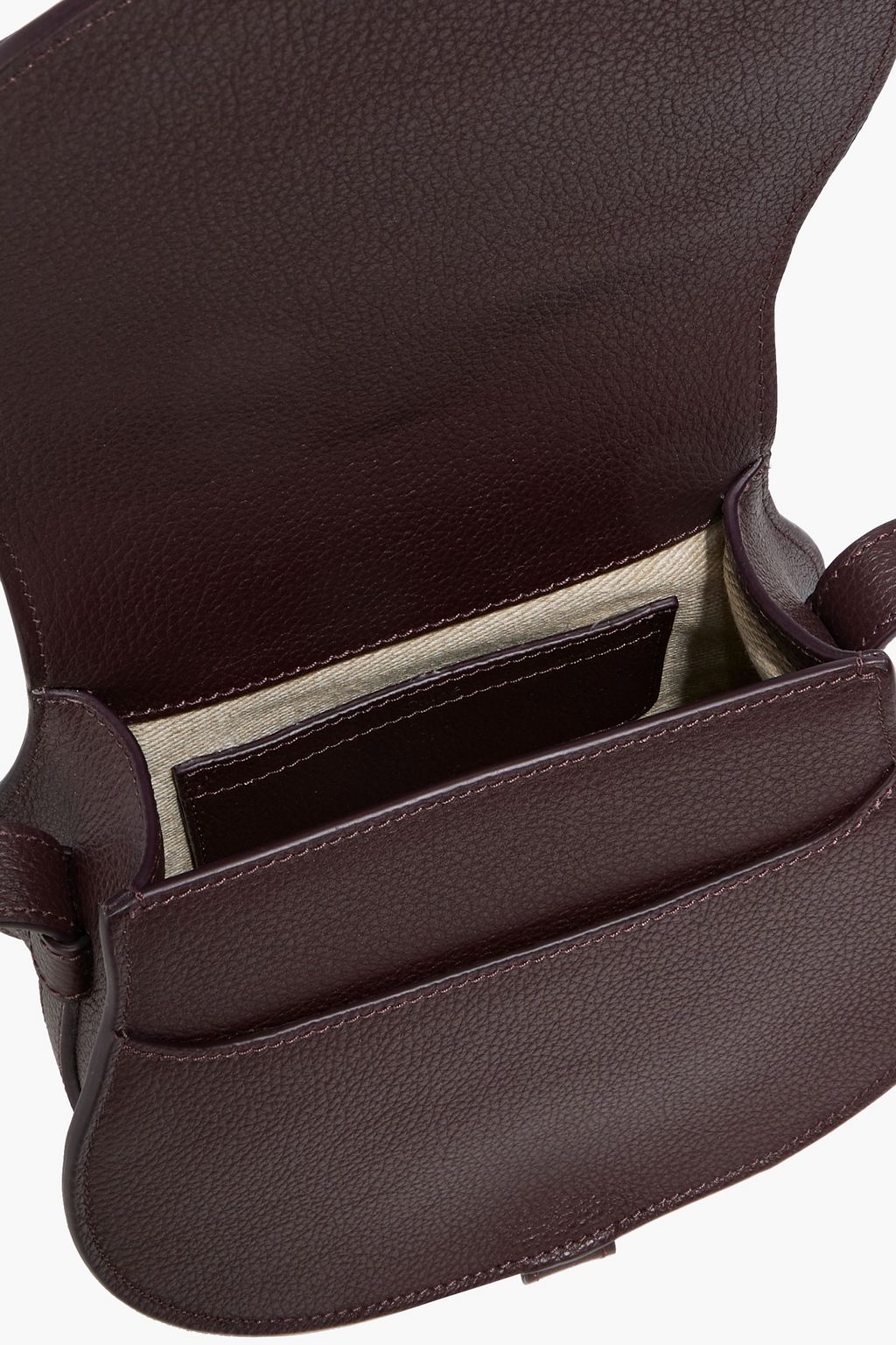 CHLOÉ Marcie pebbled-leather cross-body bag