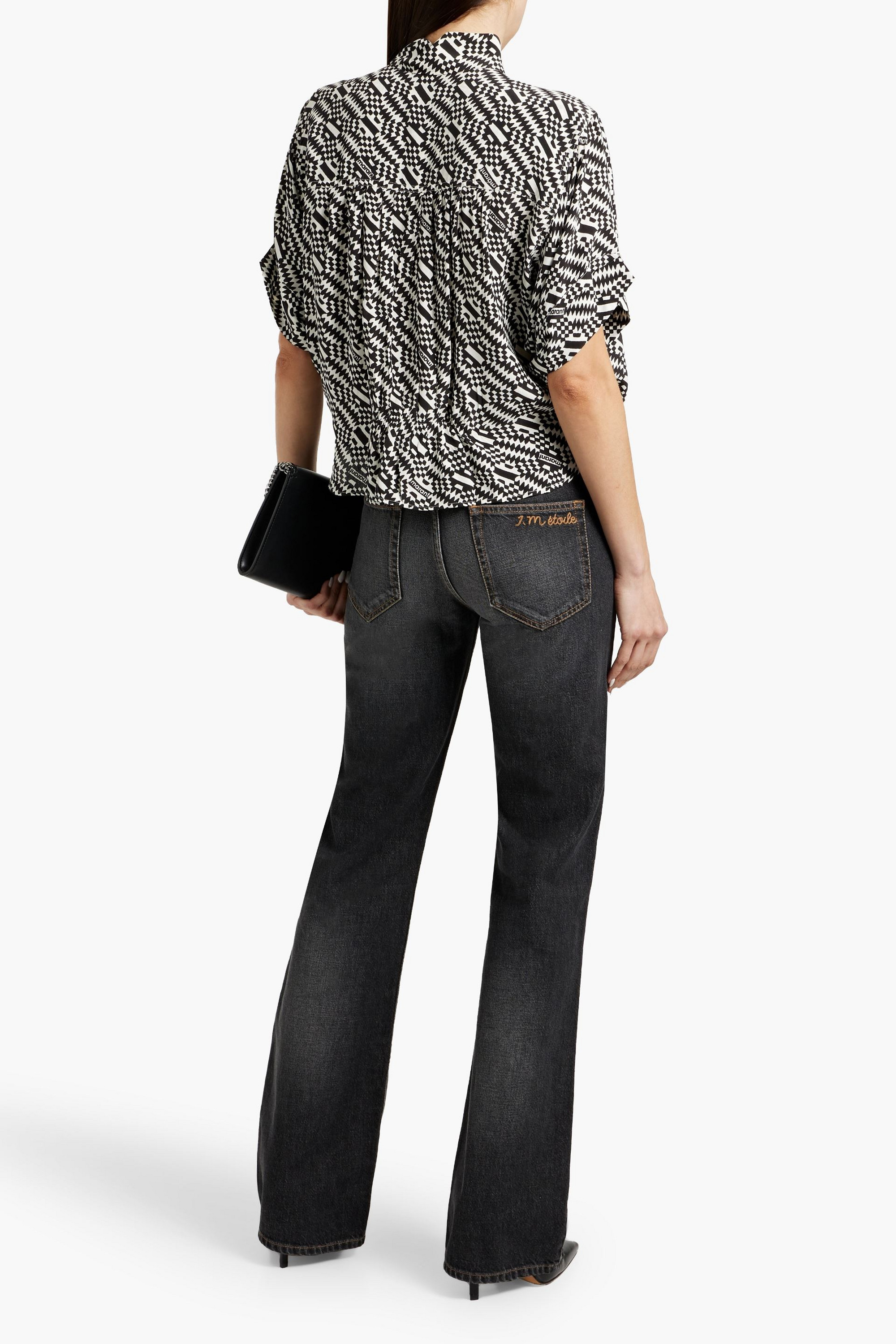 Marant Étoile Belvira high-rise bootcut jeans