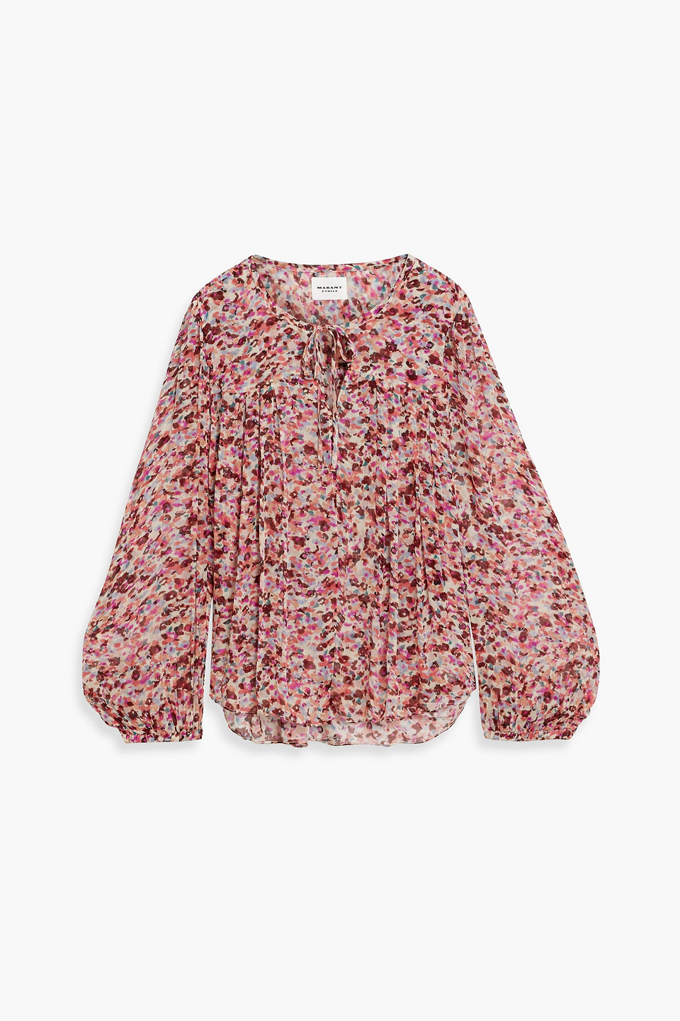 Isabel Marant Étoile Daytonea Printed Crepon Blouse