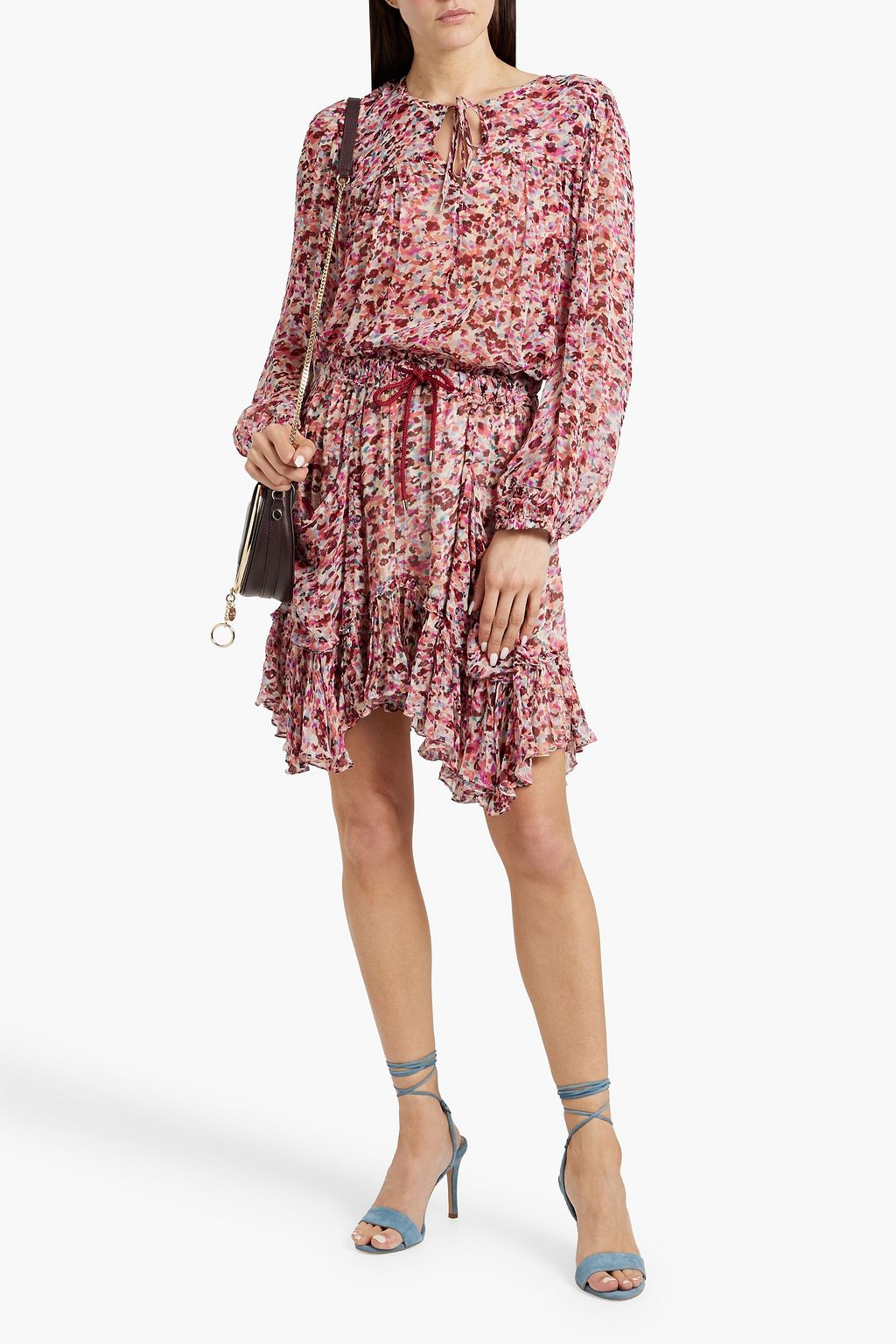 MARANT ÉTOILE Daytonea printed crepon blouse