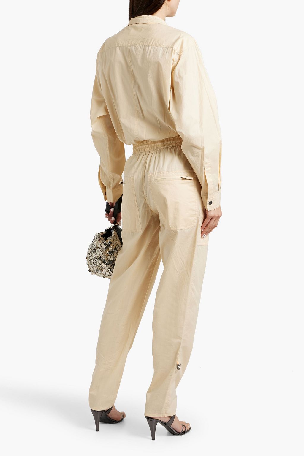 MARANT ÉTOILE Franca cotton-poplin jumpsuit