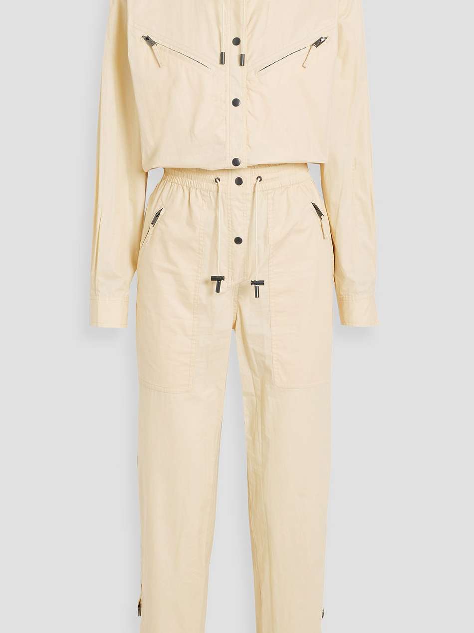 franca cotton-poplin jumpsuit