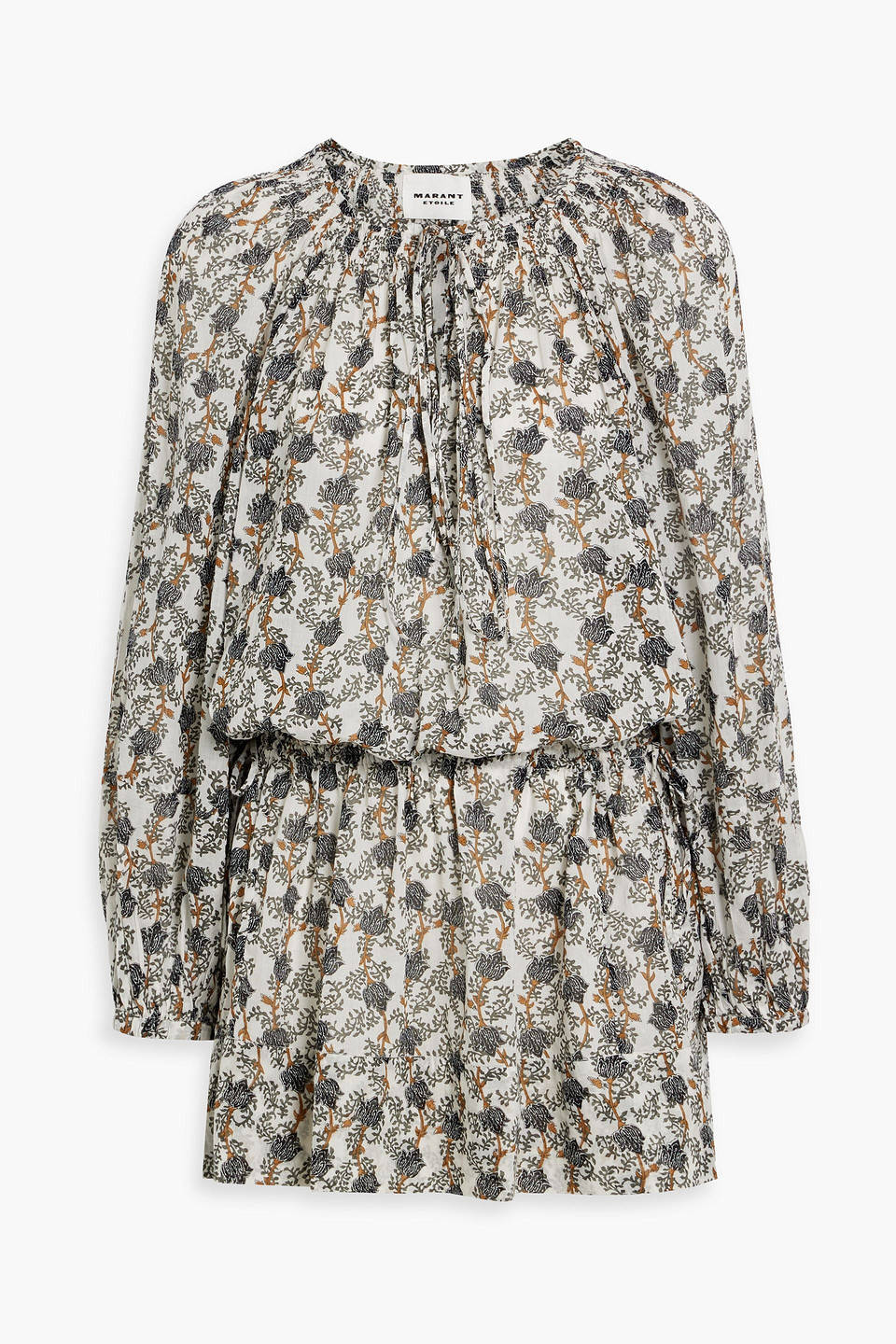 Isabel Marant Étoile Parsley Floral-print Cotton-voile Mini Dress