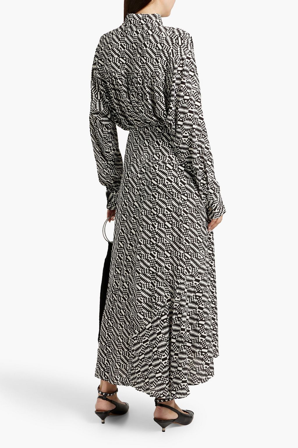 MARANT ÉTOILE Alona printed crepe de chine maxi skirt