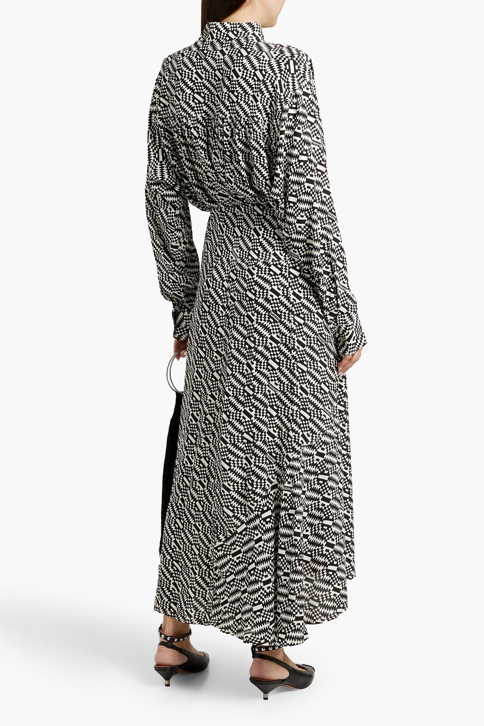 ISABEL MARANT ÉTOILE ALONA PRINTED CREPE DE CHINE MAXI SKIRT