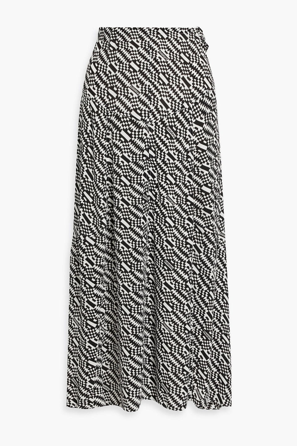 Isabel Marant Étoile Alona Printed Crepe De Chine Maxi Skirt