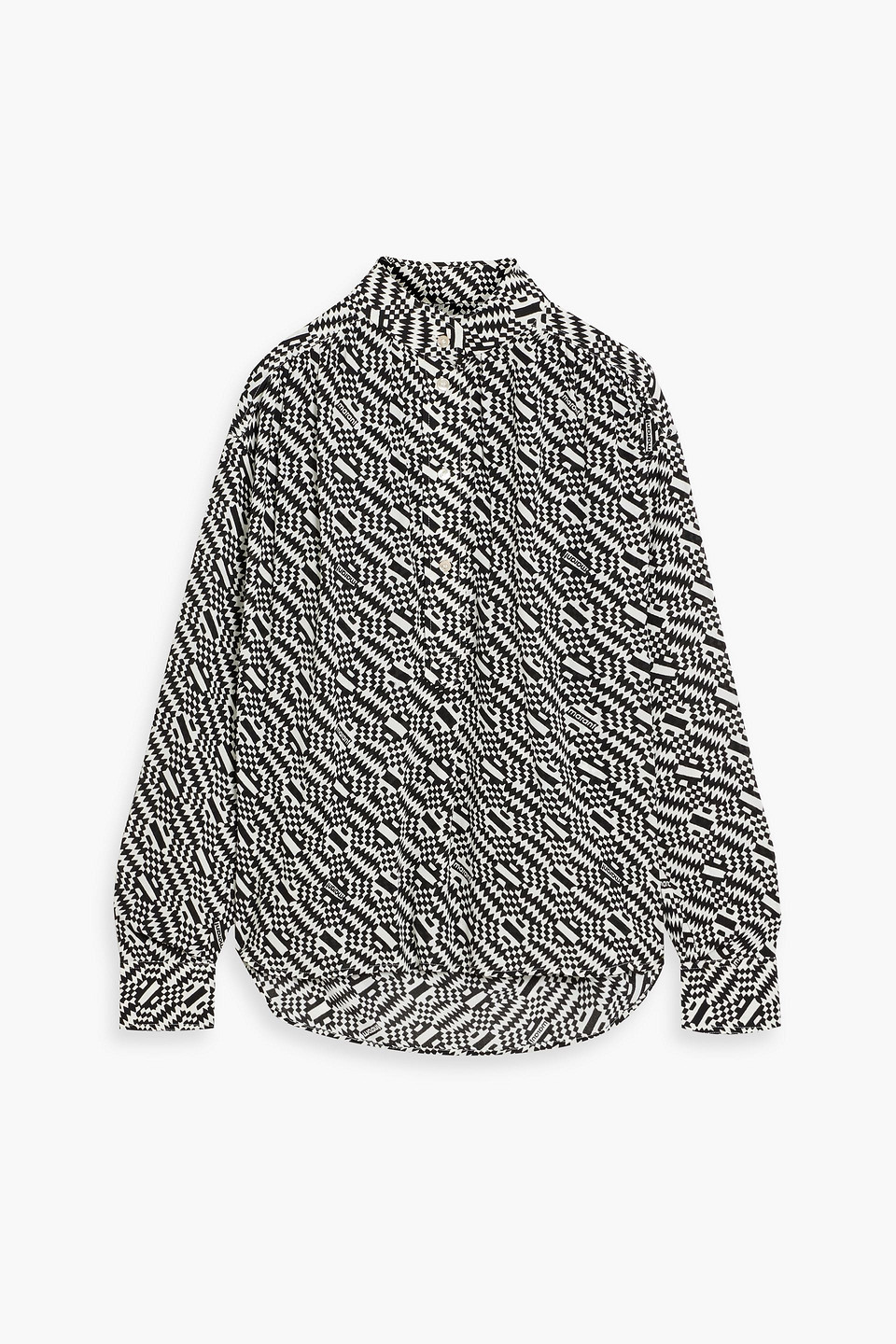 Marant Étoile Berangere printed crepe de chine shirt