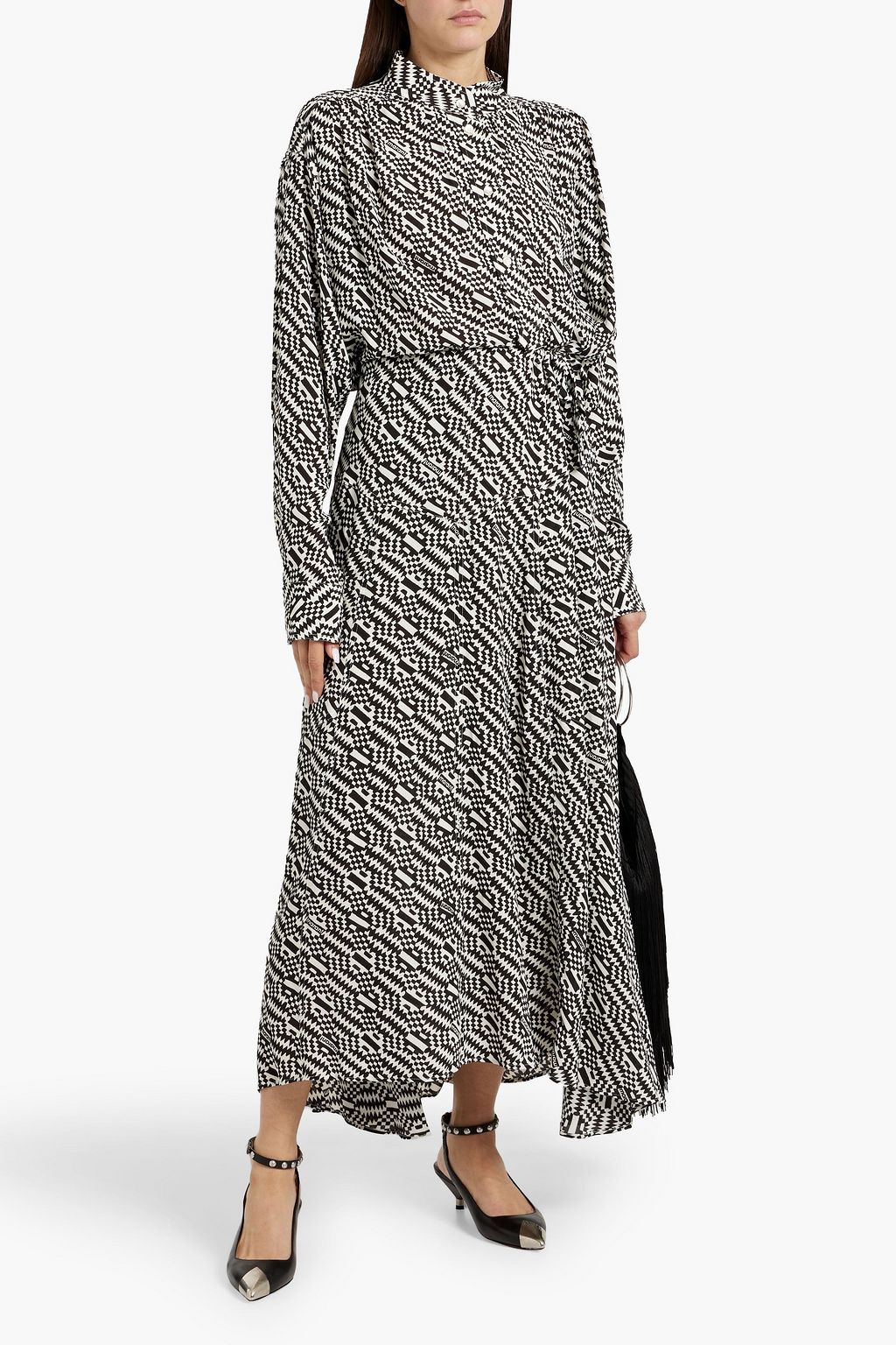 MARANT ÉTOILE Berangere printed crepe de chine shirt