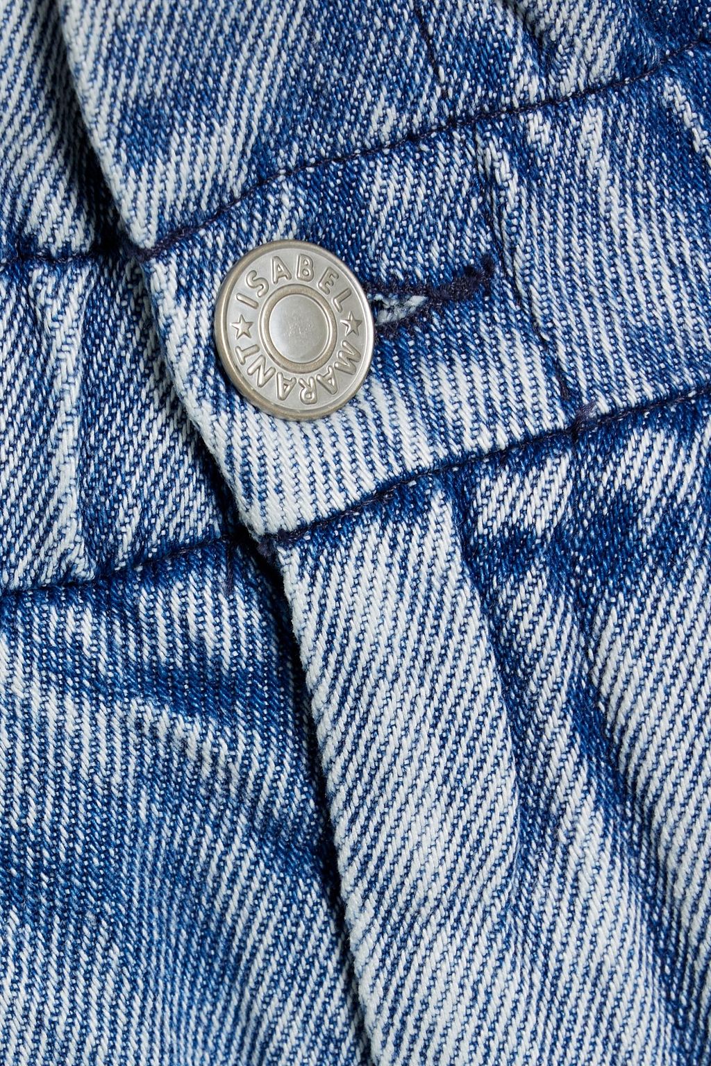 MARANT ÉTOILE Titea ruffled denim shorts