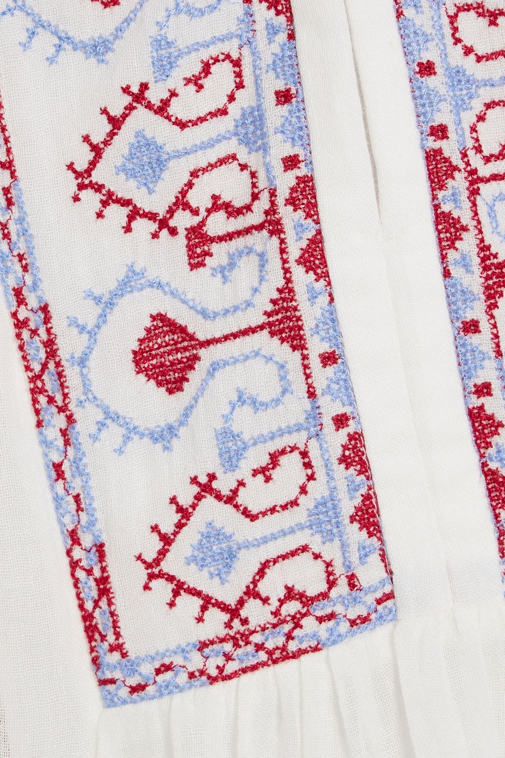 MARANT ÉTOILE Kiledea embroidered cotton-voile blouse