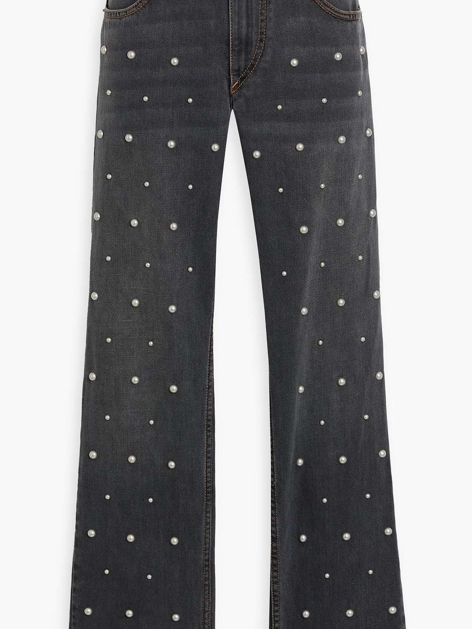 dulano studded mid-rise straight-leg jeans