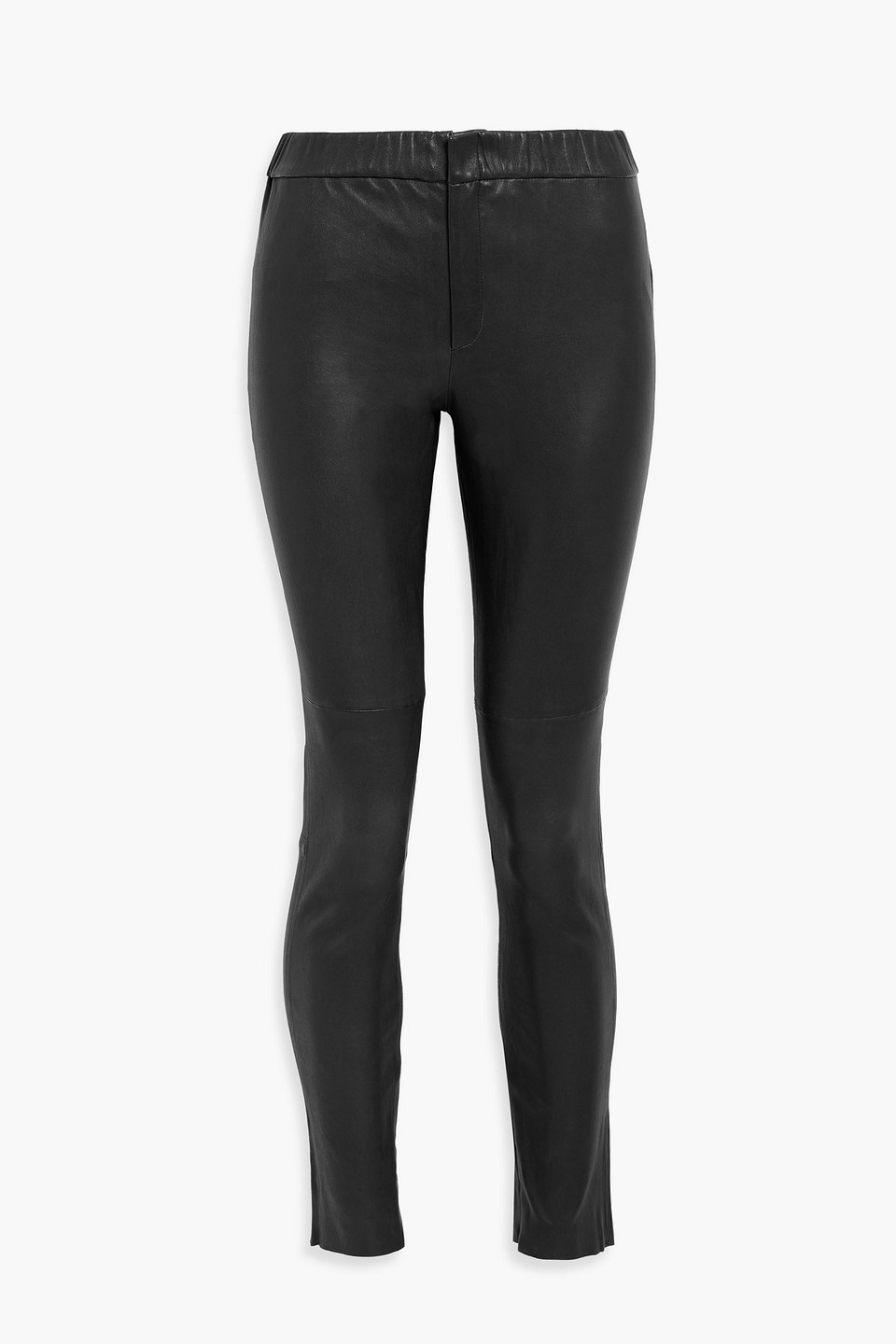 Isabel Marant Étoile Iany Leather Skinny Pants In Black