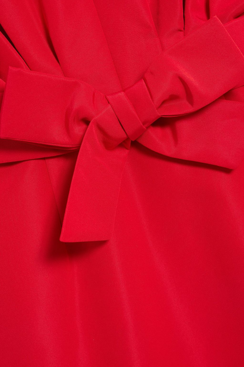 CAROLINA HERRERA Bow-detailed silk-faille gown