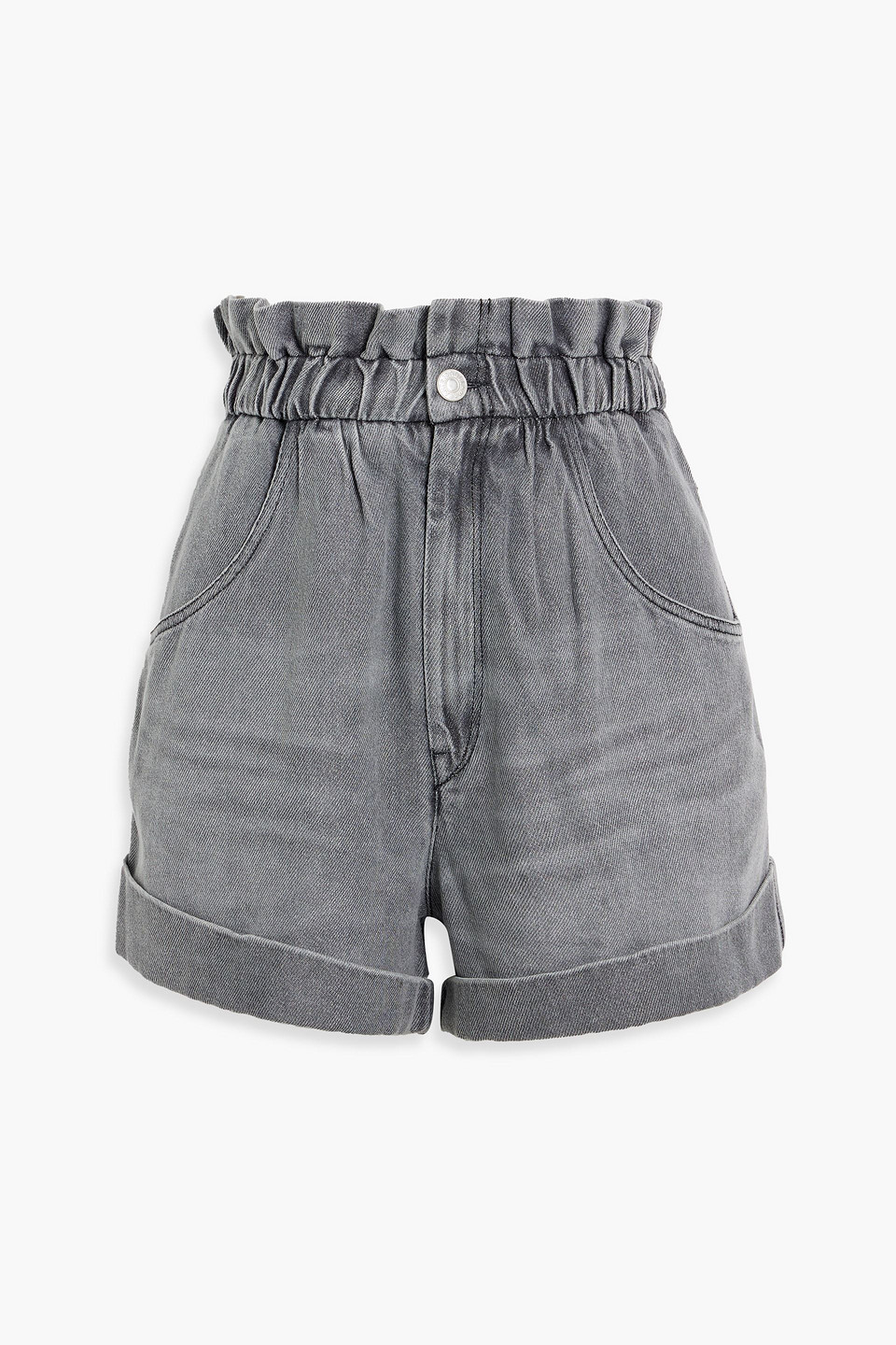 Marant Étoile Titea ruffled denim shorts
