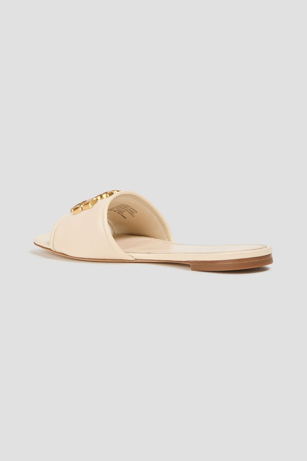 TORY BURCH Eleanor embellished leather slides
