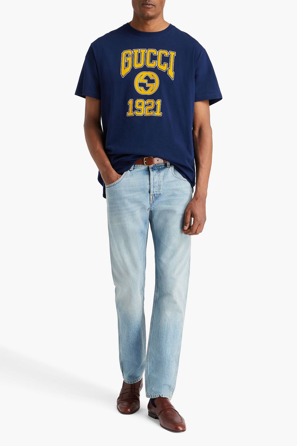 GUCCI Logo-print cotton-jersey T-shirt