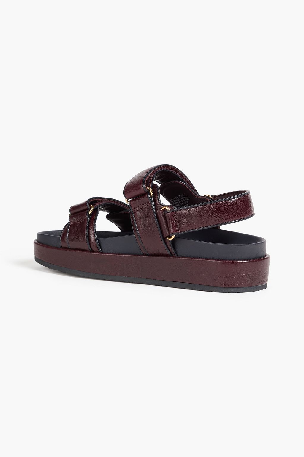 TORY BURCH Kira embellished leather platform sandals