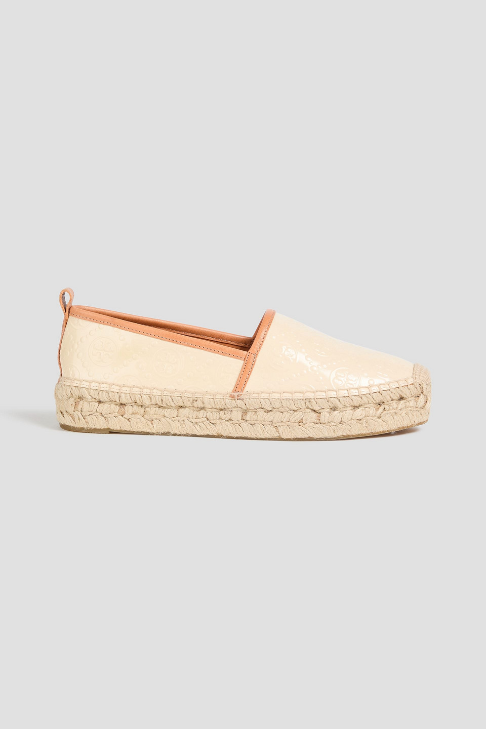 Tory Burch Patent-leather Platform Espadrilles