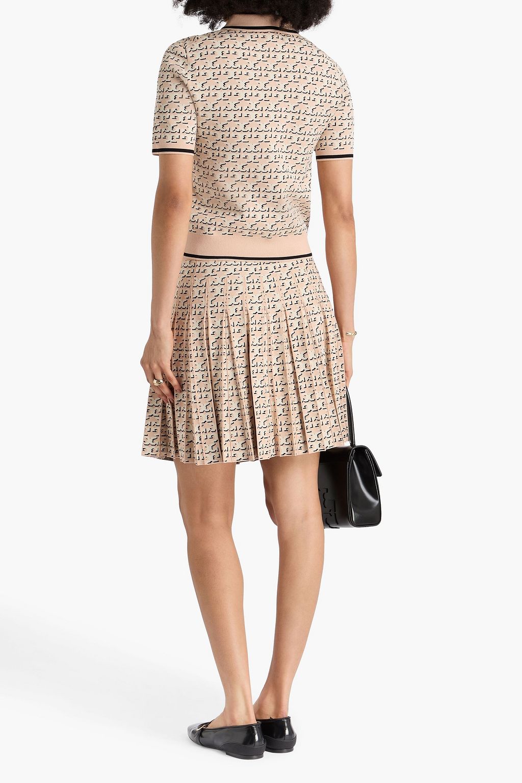 TORY BURCH قميص بولو من نسيج بحبكة جاكار