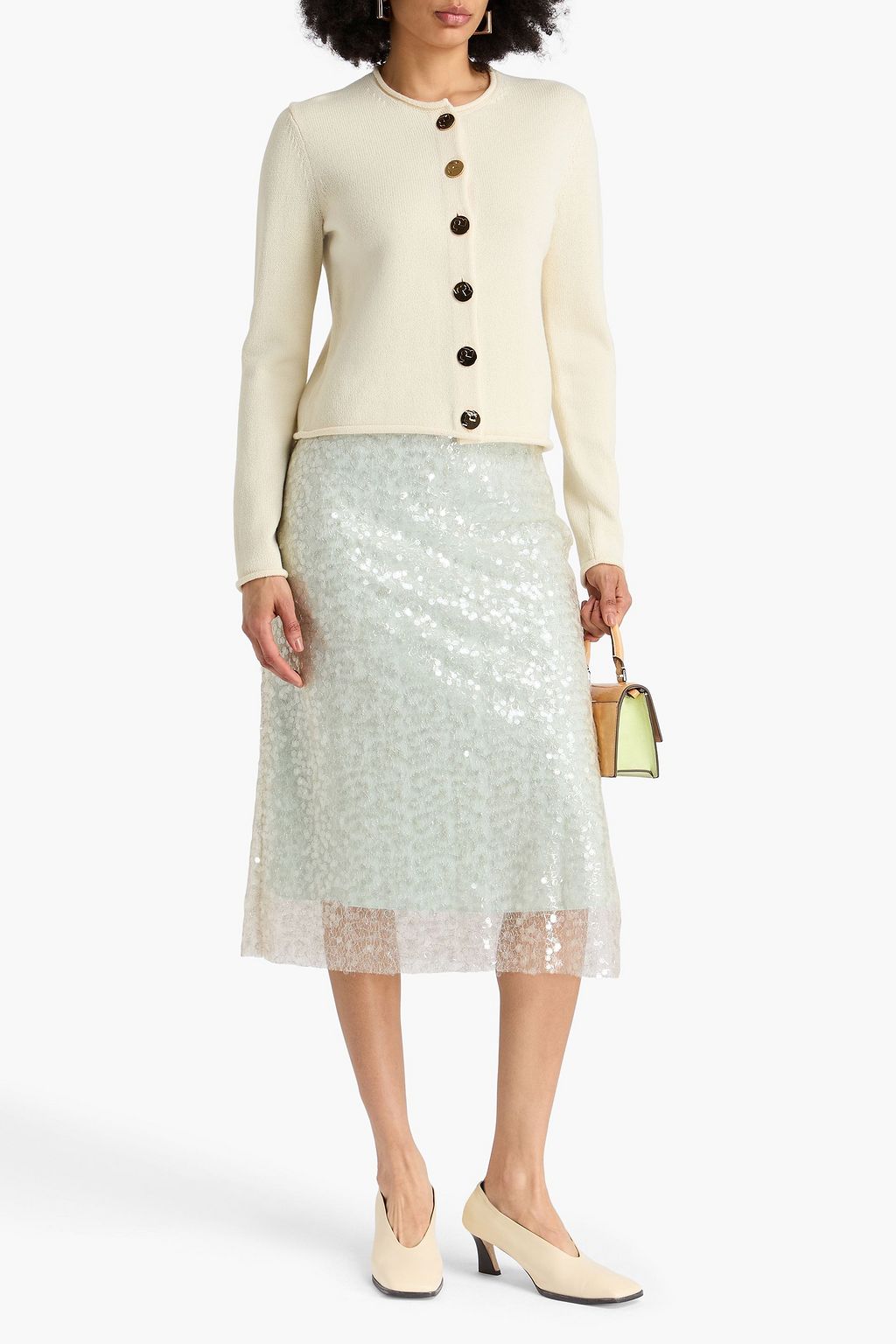 TORY BURCH Cardigan aus einer Wollmischung