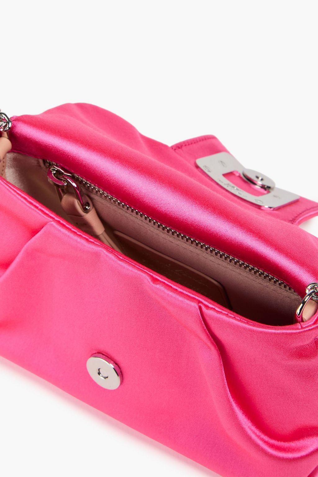 ROGER VIVIER Bouquet Strass embellished satin shoulder bag