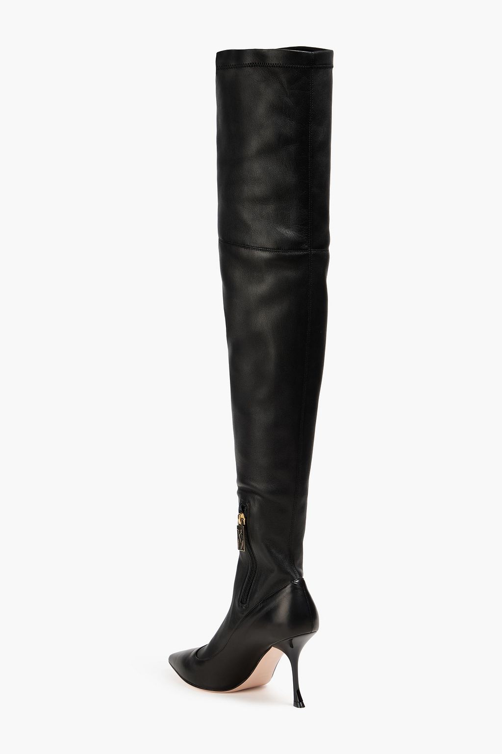 ROGER VIVIER Leather thigh boots