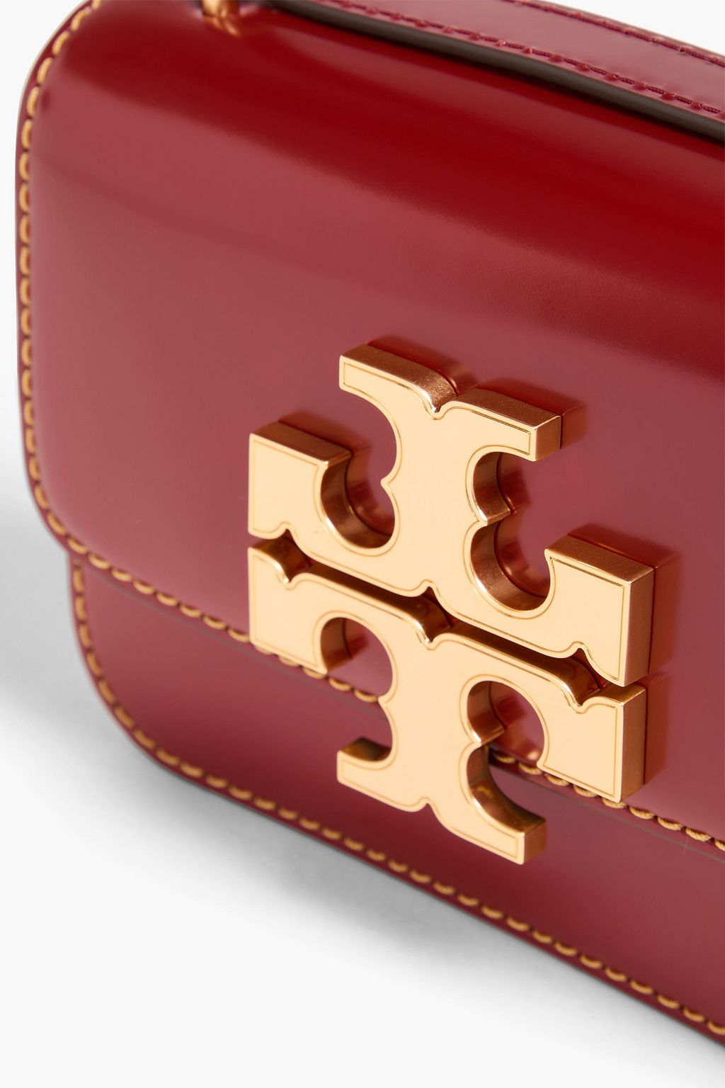 TORY BURCH Eleanor グロスレザー クロスボディバッグ