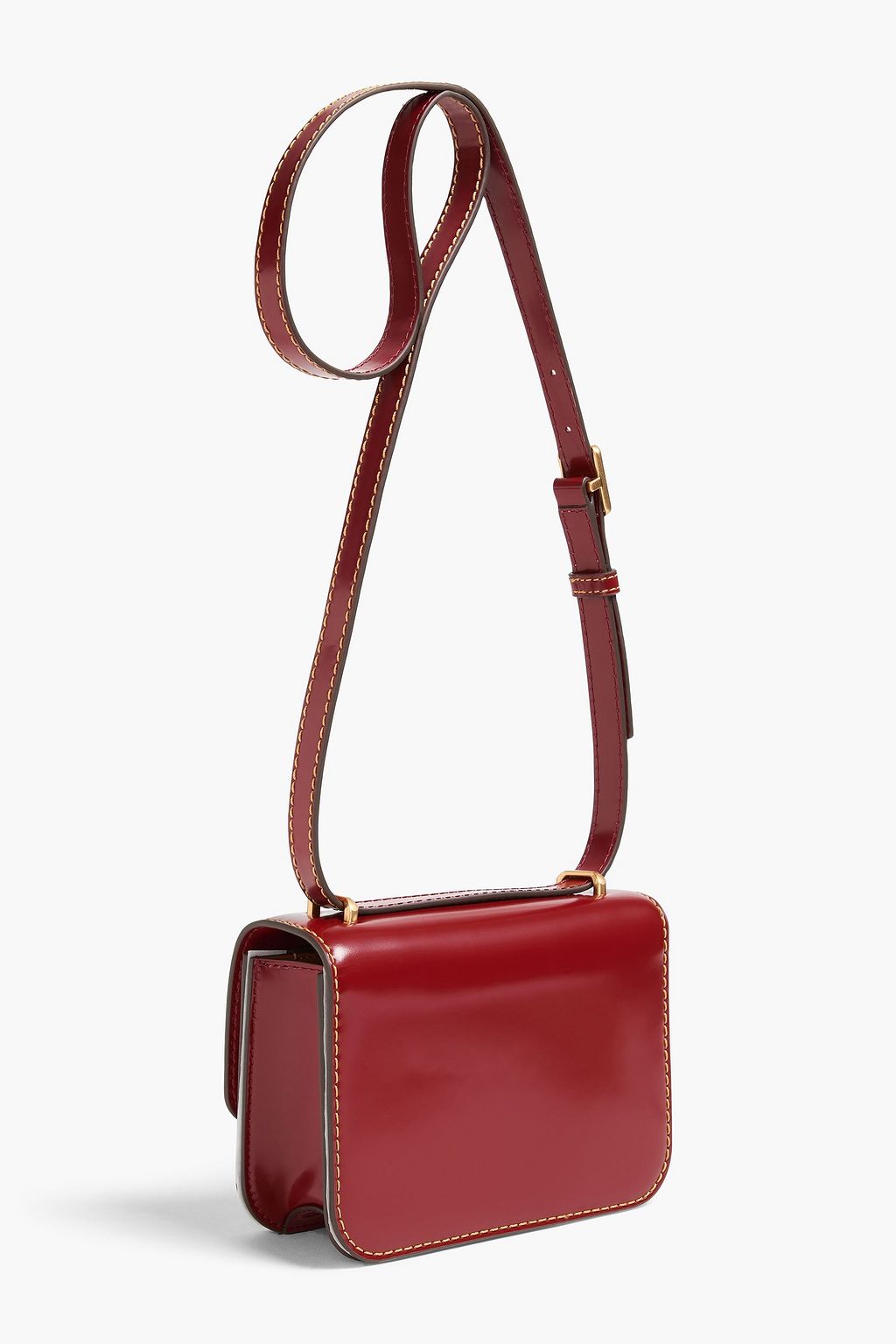 TORY BURCH Eleanor グロスレザー クロスボディバッグ