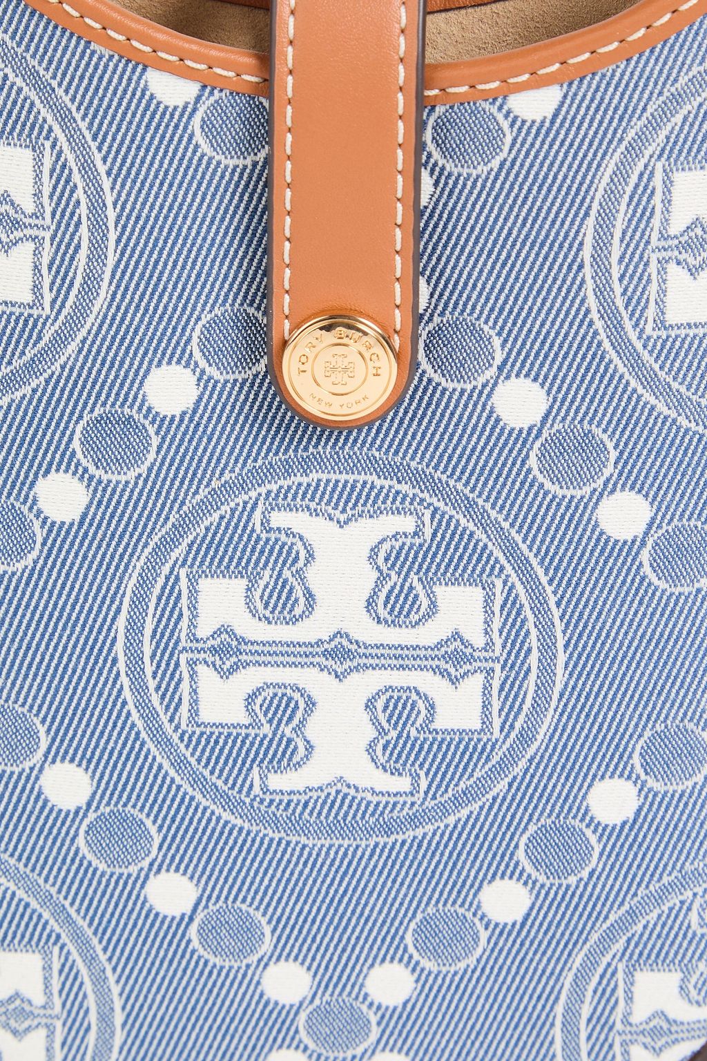 TORY BURCH حقيبة باوتش من الجاكار للهاتف