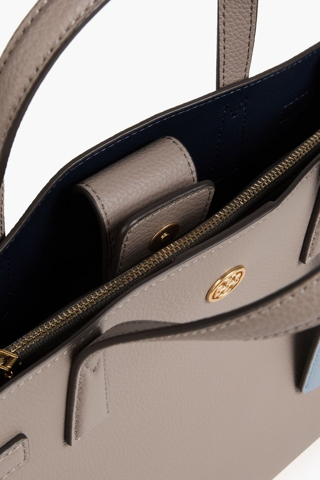 TORY BURCH Walker small pebbled-leather tote