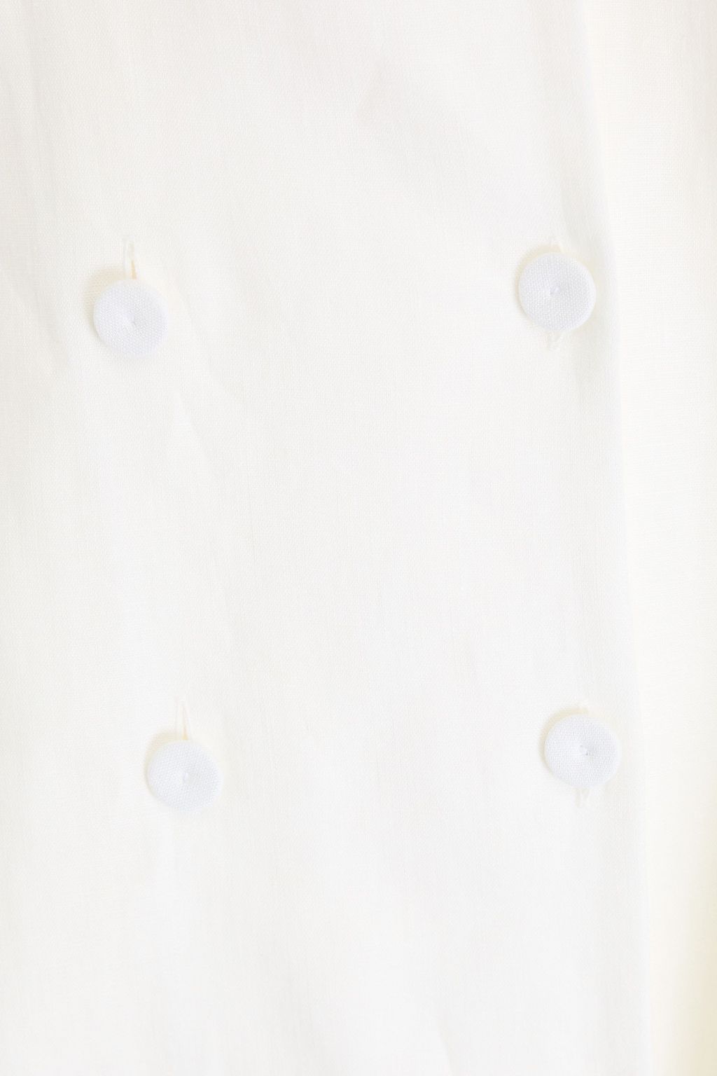 ANOTHER TOMORROW Double-breasted linen shirt