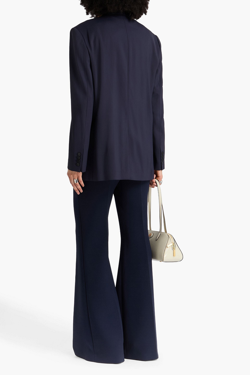  Another Tomorrow - Blazer Aus Twill - Blau - It 44 