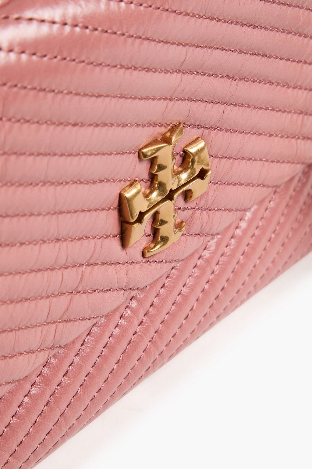 TORY BURCH حقيبة كتف "كيرا" من الجلد بتصميم مبطّن