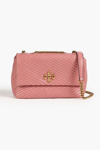 TORY BURCH حقيبة كتف "كيرا" من الجلد بتصميم مبطّن