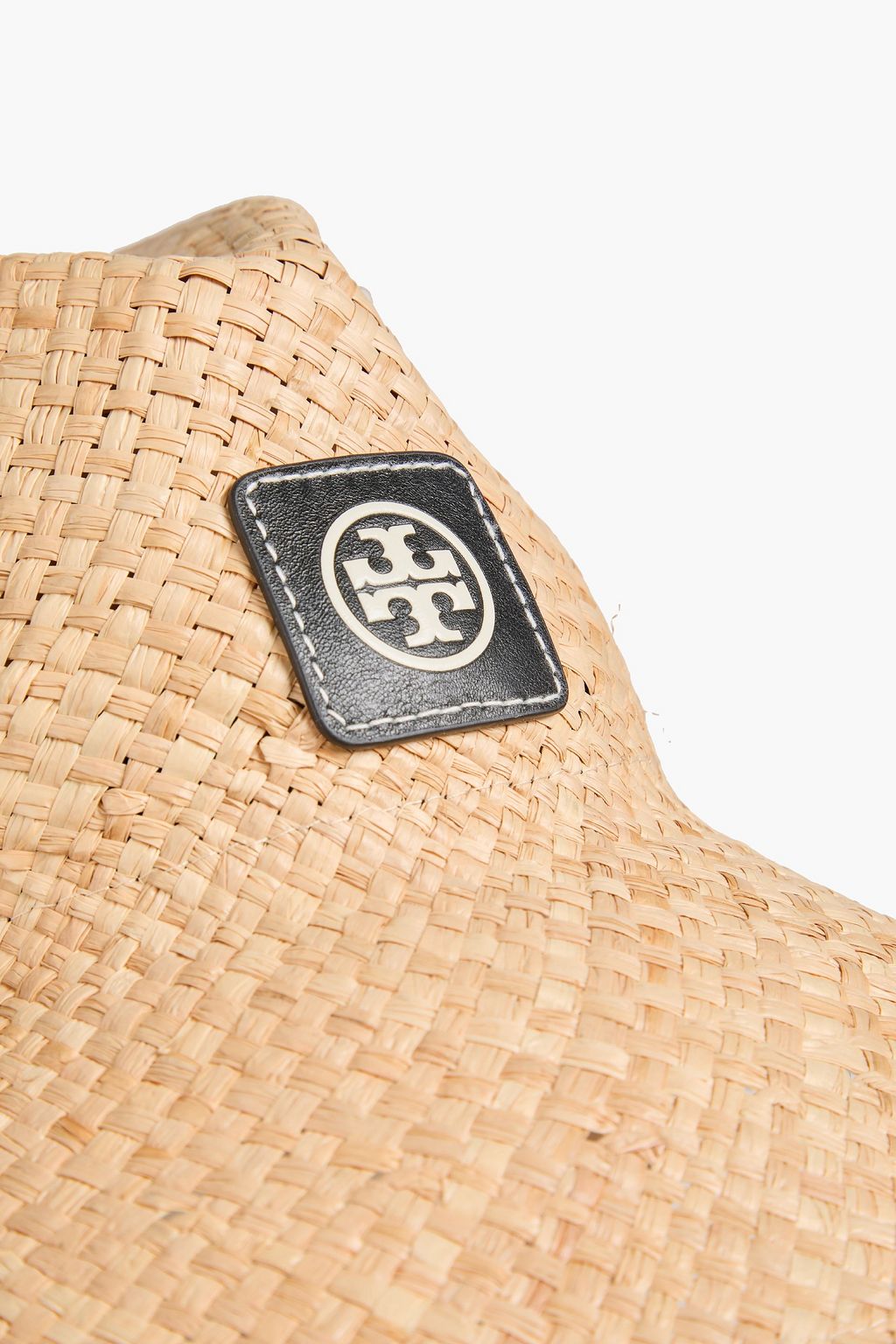 TORY BURCH قبعة شمس "ابليكيه" من القشّ