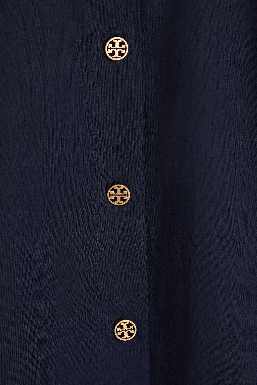 TORY BURCH 코튼 보일 미니 셔츠 드레스