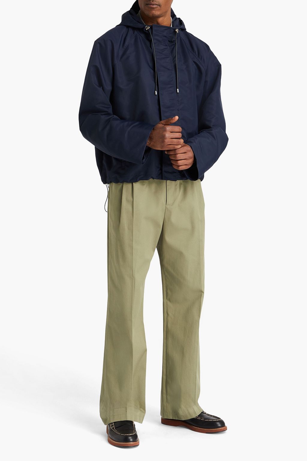 LOEWE Shell hooded jacket