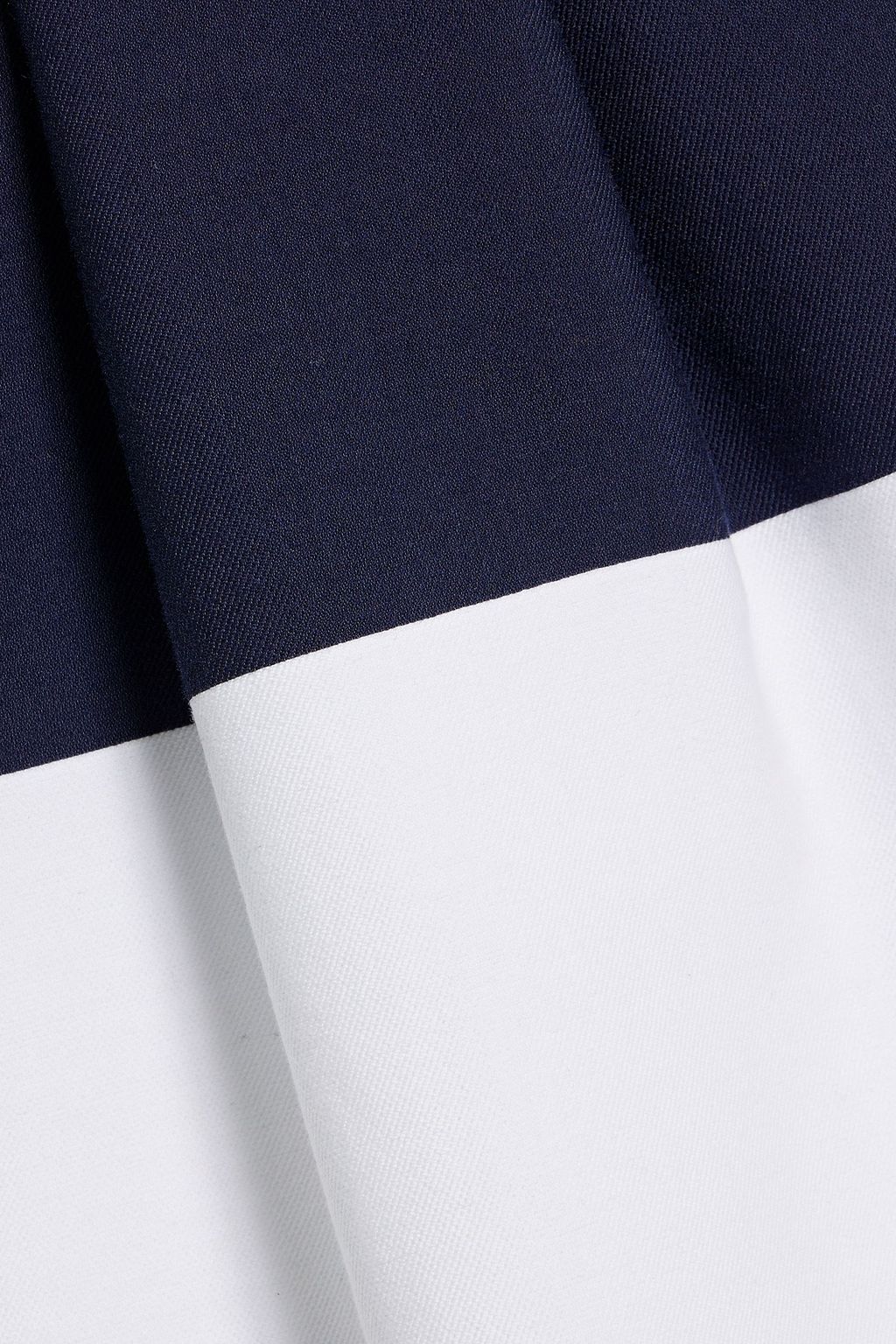 CAROLINA HERRERA Striped cotton-blend maxi skirt