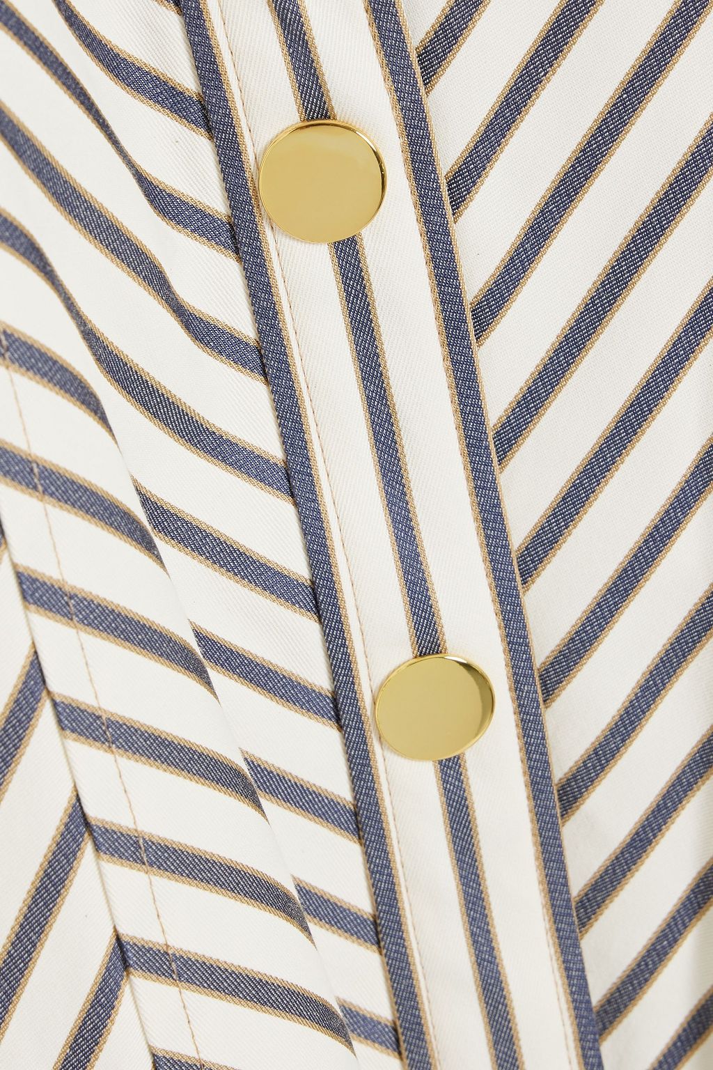 CAROLINA HERRERA Striped twill top
