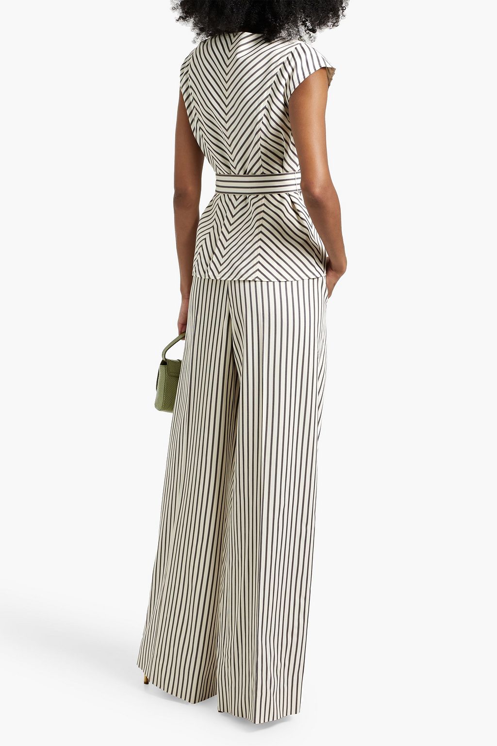 CAROLINA HERRERA Striped twill top