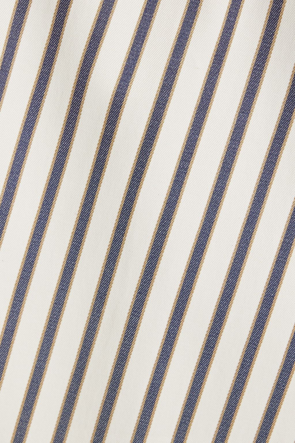 CAROLINA HERRERA Striped twill wide-leg pants